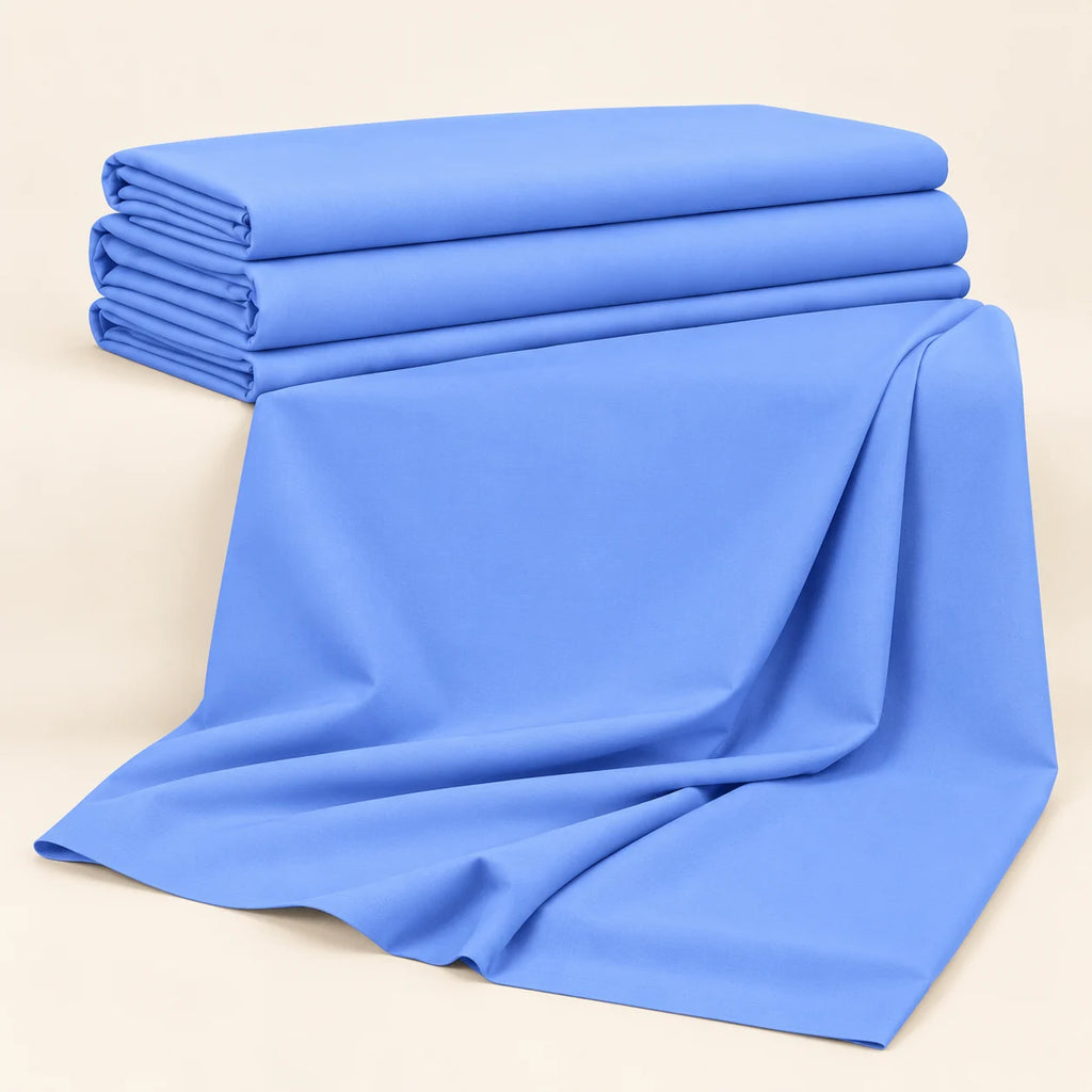Men’s Winter Unstitched Fabric — Light Blue — studio fabric view
