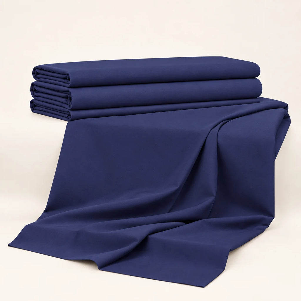 Men’s Winter Unstitched Fabric — Navy — studio fabric view