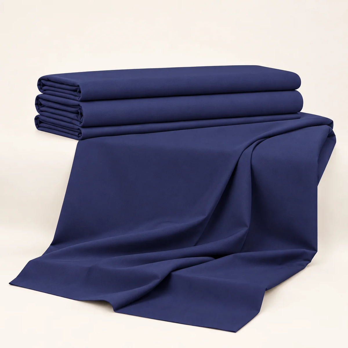 Men’s Winter Unstitched Fabric — Navy — studio fabric view