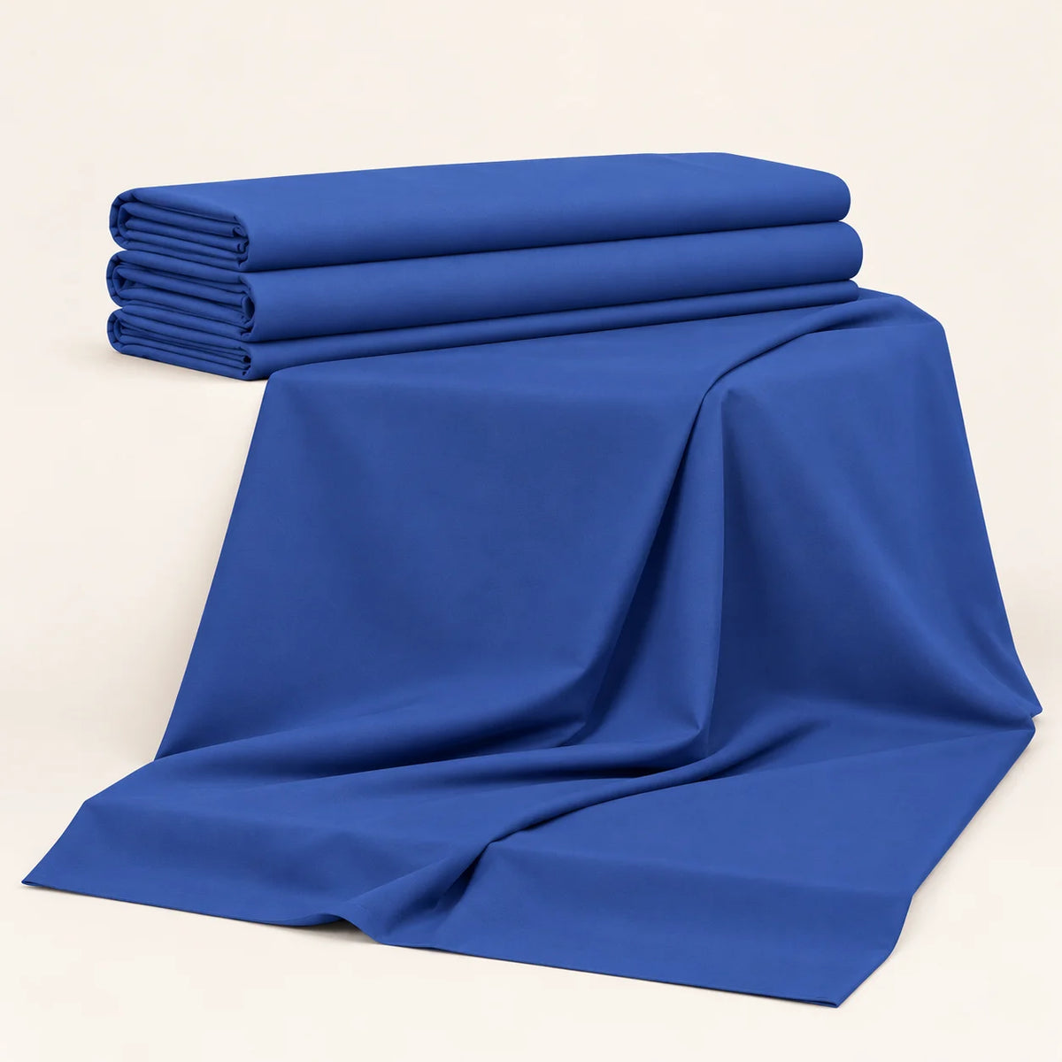 Men’s Winter Unstitched Fabric — Royal Blue — studio fabric view