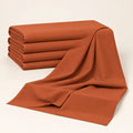 Men’s Winter Unstitched Fabric — Rust — studio fabric view