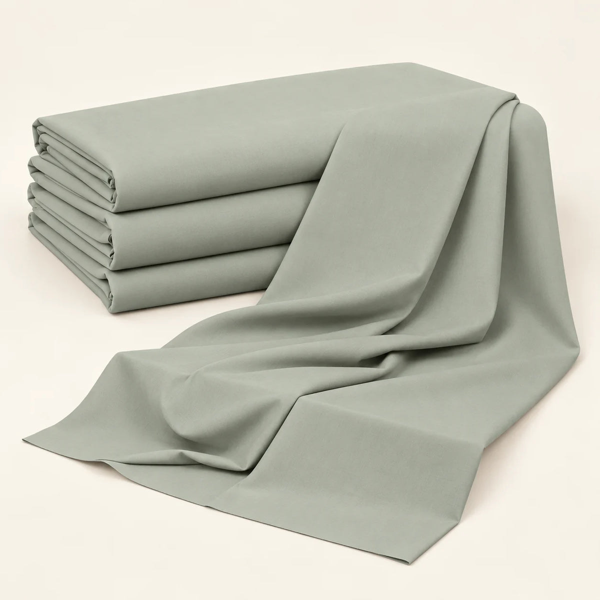 Men’s Winter Unstitched Fabric — Sage — studio fabric view
